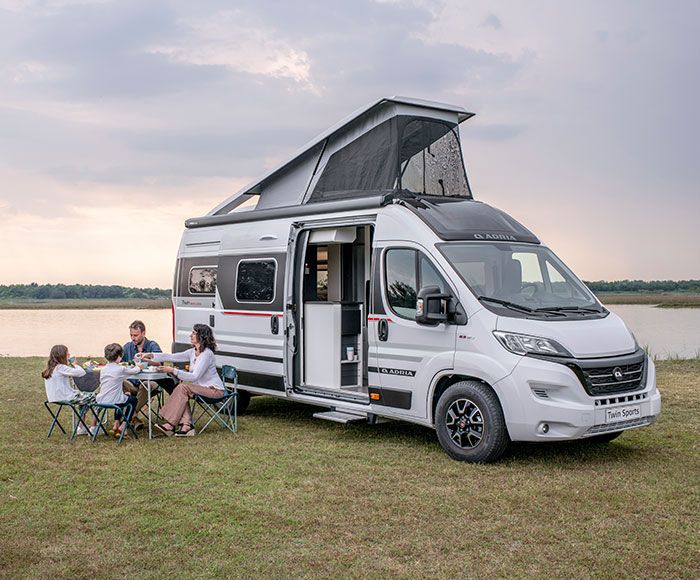 Beautiful RV in nature